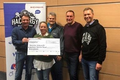 Spendencheck für die charitycap-Aktion