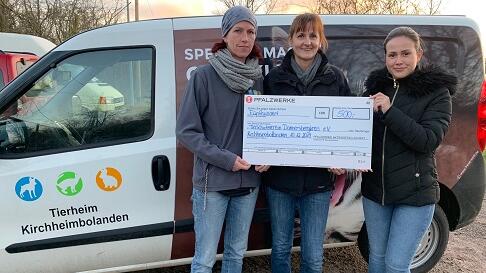 Spendenübergabe Tierschutzverein Donnersberg-Spende