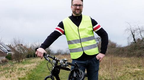 Martin Forrer Martin Forrer mit Fahrrad
