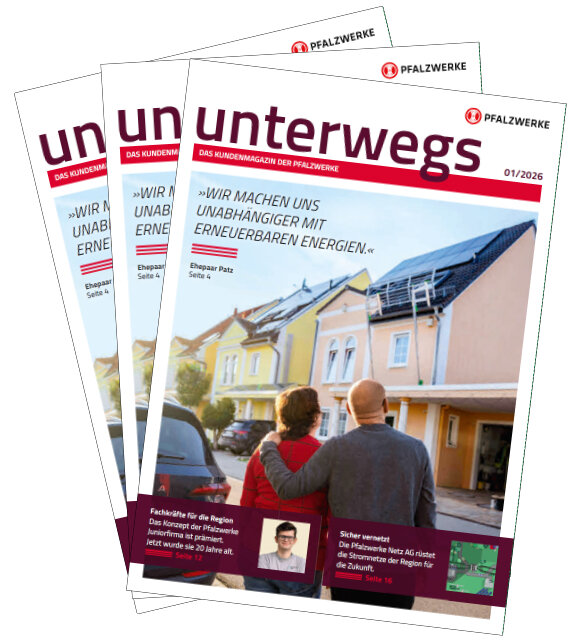 Cover Kundenmagazin "unterwegs 01.2026"