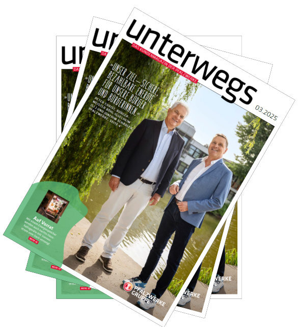 Cover des Kundenmagazins "unterwegs 03.2025"