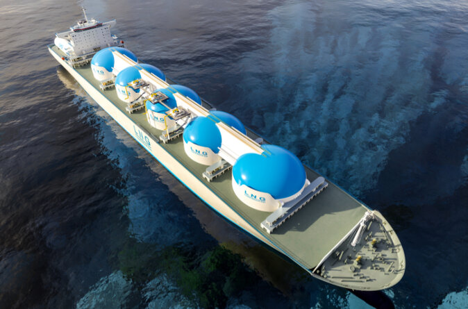 LNG Schiff 