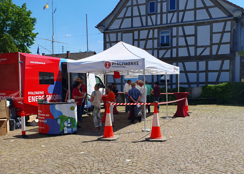 Energiemobil vor Ort in Leimersheim