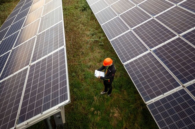 Mitarbeiter Planung Solarpark | © Pfalzwerke