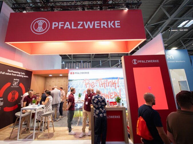 Intersolar Messestand Pfalzwerke | © Pfalzwerke
