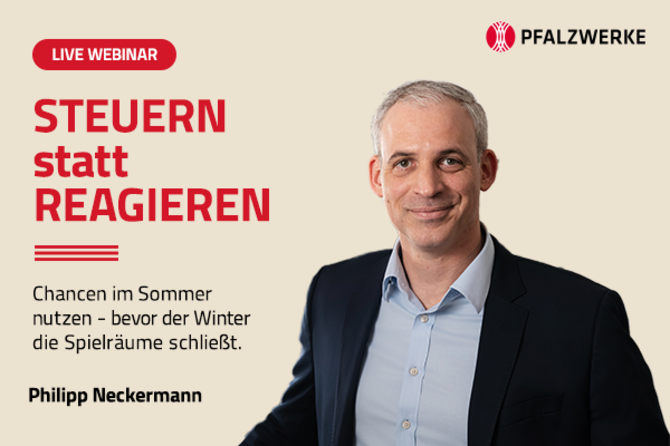 Webinar Flexible Energiebeschaffung | © Pfalzwerke AG