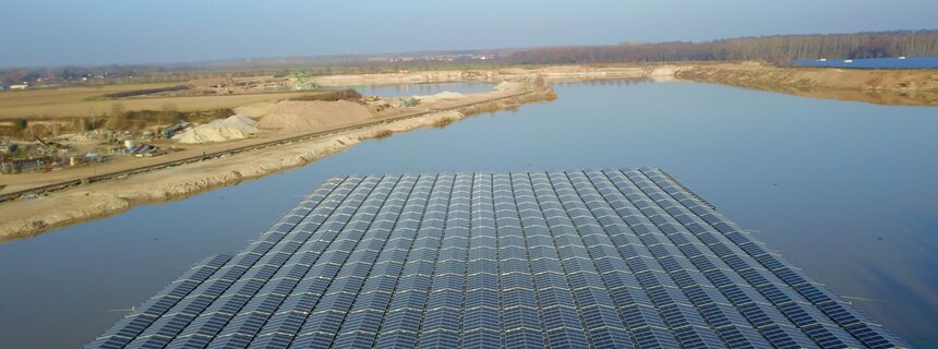 Floating-PV Anlage | © Pfalzwerke