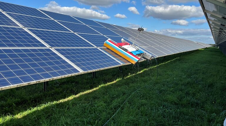 Reinigung Solarmodule | © Pfalzwerke
