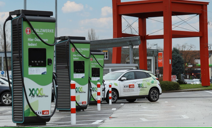 Ladeinfrastruktur, Fachmarkt, E-Mobilität, Möbelhaus, Standortparnter