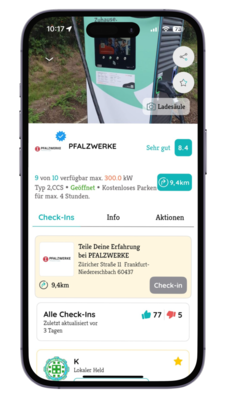&Charge, Kooperation, Pfalzwerke, Bonusprogramm, E-Mobilität