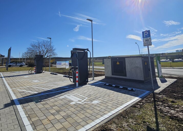 Der Deutschlandnetz-Standort der Pfalzwerke in Buchen