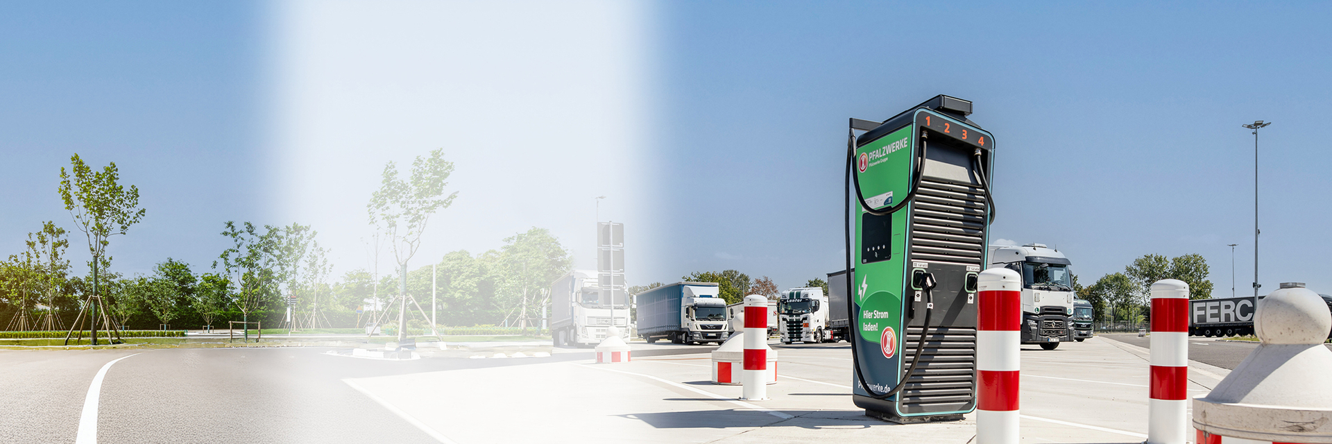 Ladeinfrastruktur, E-NFZ, E-LKW, Elektro-Nutzfahrzeuge laden, Elektrifizierung des Straßengüterverkehr