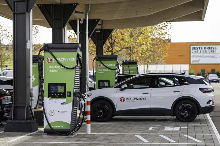 Deutschlandnetz, Pfalzwerke, Homburg, Laden, E-Mobilität, E-Auto laden