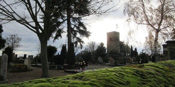 Freinsheim Photovoltaik-Anlage Friedhofshalle inkl. Friedhofturm