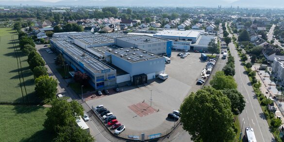 BÄKO Süd-West eG - Firmengelände aus der Luft | © Pfalzwerke AG BÄKO Süd-West eG - Firmengelände aus der Luft | © Pfalzwerke AG