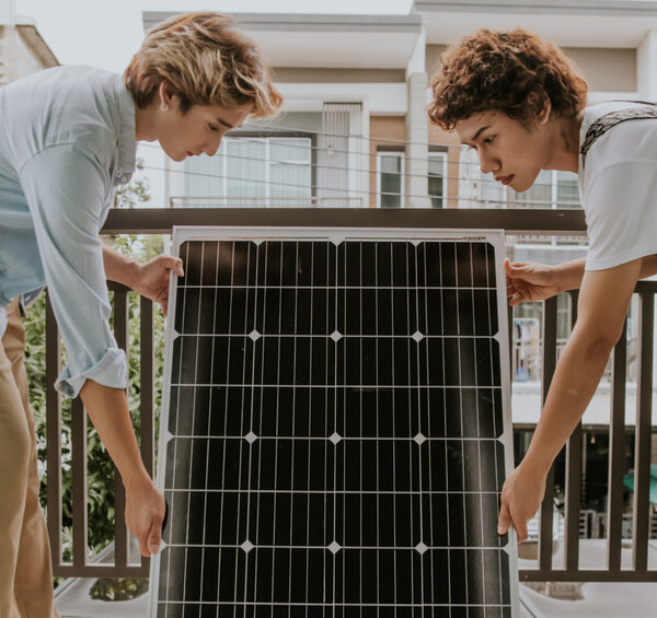 Clever Energie erzeugen mit einer Mini-PV-Anlage