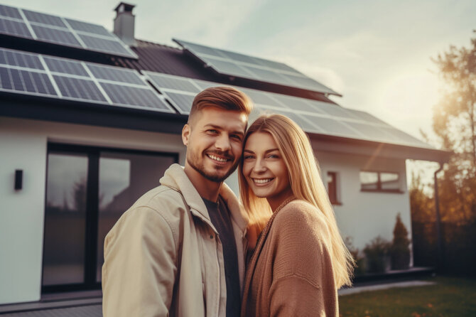 Junges Paar genießt die Energiefreiheit | © Bildnachweis: Adobestock