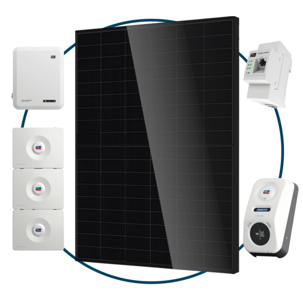 Solarpaket Premium mit SMA- und Canadian Solar-Komponenten