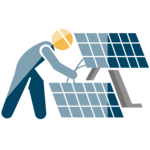 Montage von Solarmodulen