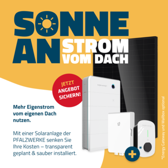 Sonne an - Strom vom Dach