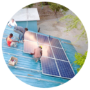 Photovoltaikanlage im Kinderdorf der Lebensmission in Gonaives Haiti