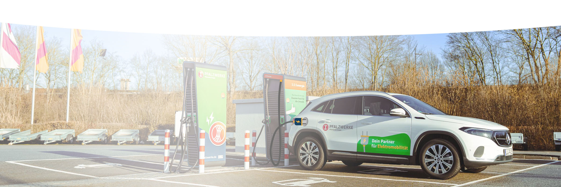 Das E-Auto bequem im Ladepark aufladen
