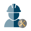 Icon von einem PV-Installateur