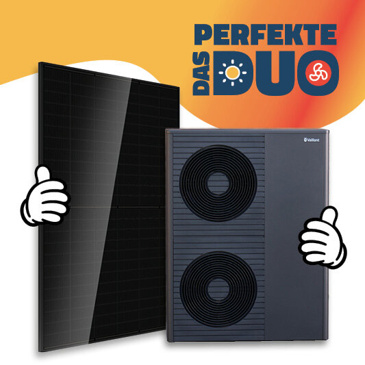 Wärmepumpe und PV-Anlage in einem Duo