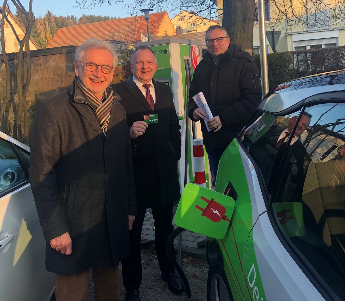 Elektroladesäule Rockenhausen | © Pfalzwerke Elektroladesäule, Rockenhausen, E-Mobilität | © Pfalzwerke