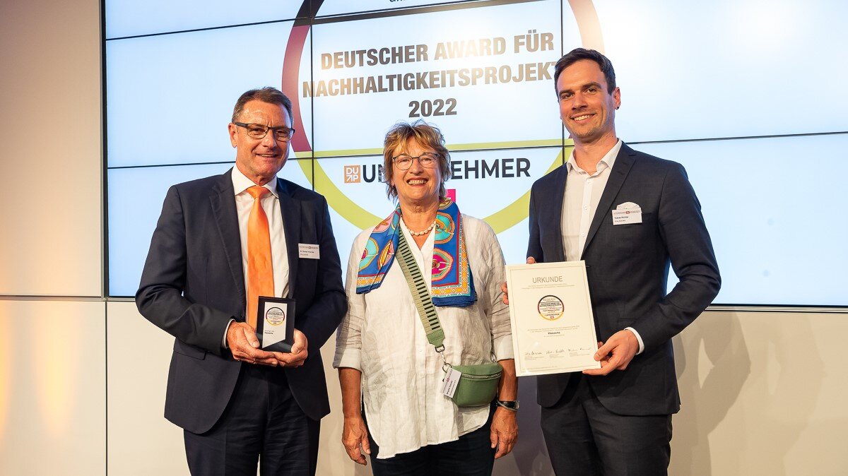 Pfalzwerke gewinnt Award Nachhaltigkeitsprojekte 2022 | © Thomas Ecke/DISQ/ntv/DUP