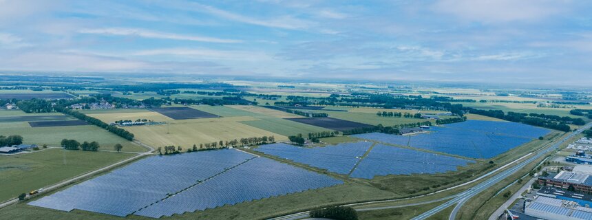 Photovoltaik-Park der PFALZSOLAR in Coevorden, Niederlande.