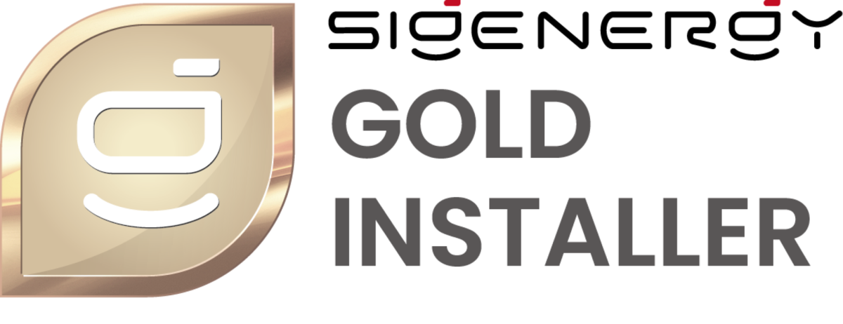 Sigenergy Gold Installer Auszeichnungssiegel von Sigenergy als Gold Installer
